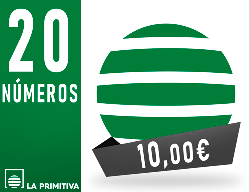 Primitiva - 20 n�meros asegurando 3 aciertos - 10,00 Euros