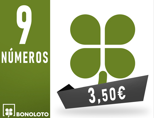 Bonoloto - 9 n�meros asegurando 3 sobre 3 aciertos - 3,50 Euros